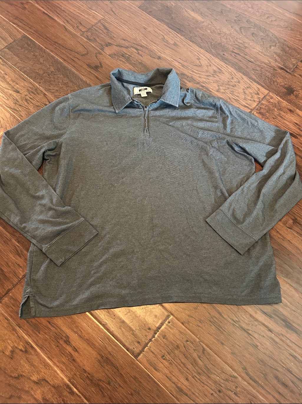 Joseph Abboud Quarter Zip Men's Long-Sleeve Heather Grey Pullover
